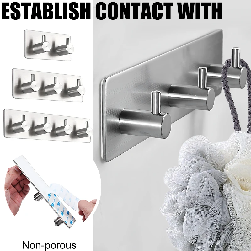 Self Adhesive Black Robe Hook Wall Hook Rustproof Storage Hanger Kicthen Bathroom Accessories Hanging Hooks Self Adhesive Rack
Self Adhesive Black Robe Hook Wall Hook Rustproof Storage Hanger Kicthen Bathroom Accessories Hanging Hooks Self Adhesive Rack