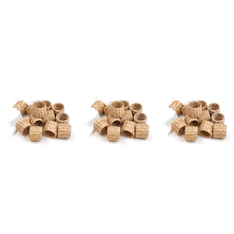 36Pcs Napkin Rings,Water Hyacinth Napkin Holder Rings - Rustic Napkin Rings For Birthday Party, Dinner Table Decoration
36Pcs Napkin Rings,Water Hyacinth Napkin Holder Rings - Rustic Napkin Rings For Birthday Party, Dinner Table Decoration