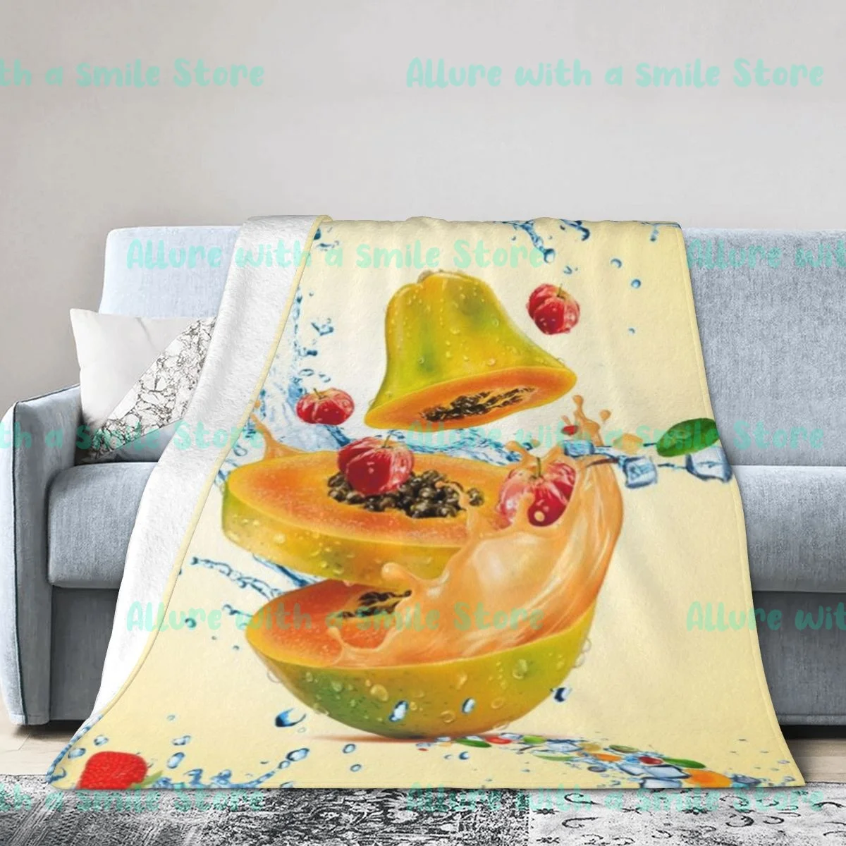 Soft Warm Flannel Blanket Summer Fruit Cartoon Camping Travel Bed Sofa Blankets for Outdoor Rest 3D Cartoon Printed free
Soft Warm Flannel Blanket Summer Fruit Cartoon Camping Travel Bed Sofa Blankets for Outdoor Rest 3D Cartoon Printed free