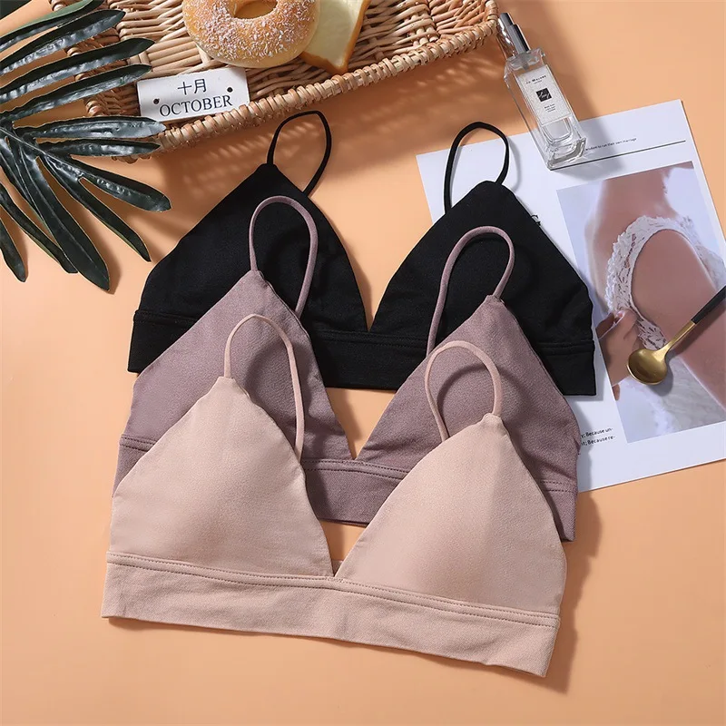 Summer Women Bra French Triangle Tube Top Sexy Seamless Bras Camisole Wireless Backless Lingerie Bralette
Summer Women Bra French Triangle Tube Top Sexy Seamless Bras Camisole Wireless Backless Lingerie Bralette