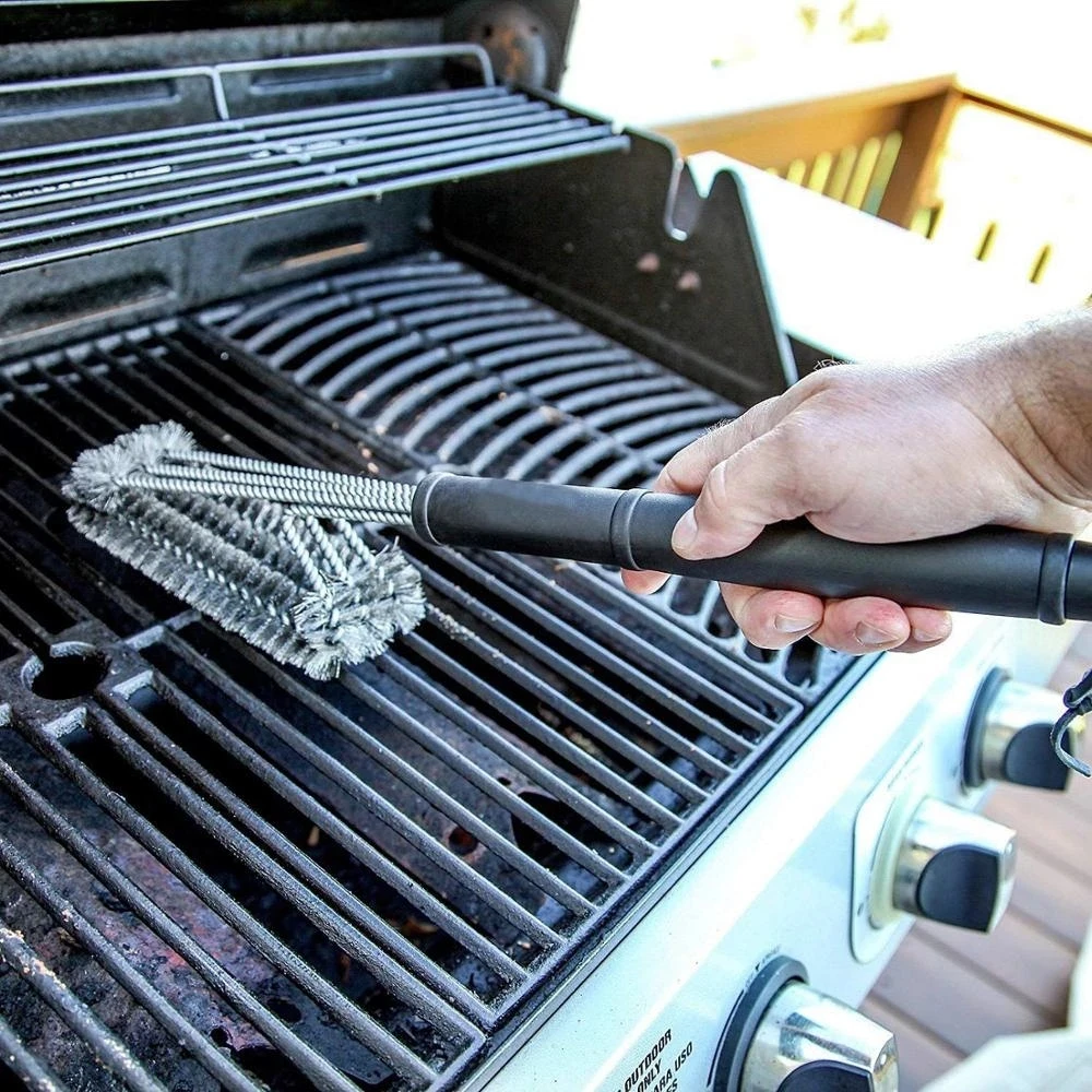 18 inch Grill Cleaning Brush BBQ Tool Grill Brush 3 Stainless Steel Brushes In 1 Cleanin Bbq Accessories Best Cleaner Barbecue
18 inch Grill Cleaning Brush BBQ Tool Grill Brush 3 Stainless Steel Brushes In 1 Cleanin Bbq Accessories Best Cleaner Barbecue