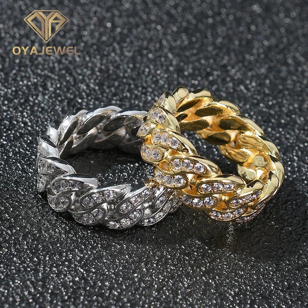 OYAJEWL Fashion Men Women Cuban Rings Pave Iced Out AAA+ Zircon Rhinestone Finger Hoops Punk Hip Hop Rock Brass Ring Jewelry
OYAJEWL Fashion Men Women Cuban Rings Pave Iced Out AAA+ Zircon Rhinestone Finger Hoops Punk Hip Hop Rock Brass Ring Jewelry