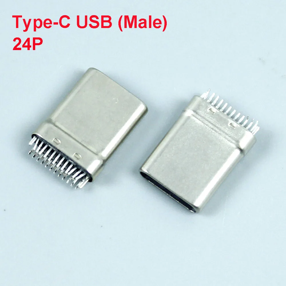1-10 шт. 24P USB 3.1 Type C штекерный разъем для тестирования печатной платы 24-контактный DIY USB-разъем для зарядки Интерфейс
1-10 шт. 24P USB 3.1 Type C штекерный разъем для тестирования печатной платы 24-контактный DIY USB-разъем для зарядки Интерфейс