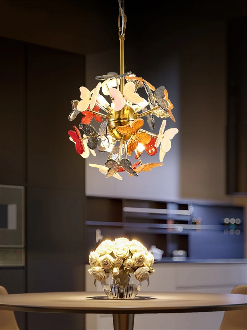 Modern Stained Glass Butterfly Pendant Lights Luxury Art Living Room Dining Room Decor Hanging Lamp Bedroom Bedside Pendant Lamp
Modern Stained Glass Butterfly Pendant Lights Luxury Art Living Room Dining Room Decor Hanging Lamp Bedroom Bedside Pendant Lamp