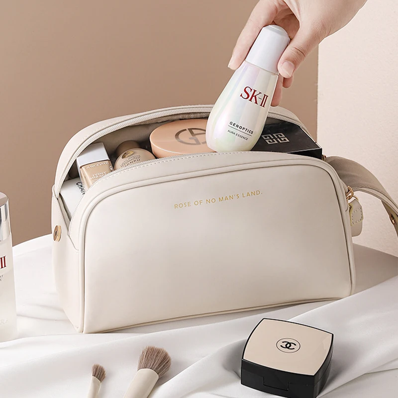 Light luxury Travel Cosmetic Bag Portable PU Makeup Bag Pouch Women Waterproof Bathroom Washbag Multifunctional Toiletry Kit
Light luxury Travel Cosmetic Bag Portable PU Makeup Bag Pouch Women Waterproof Bathroom Washbag Multifunctional Toiletry Kit