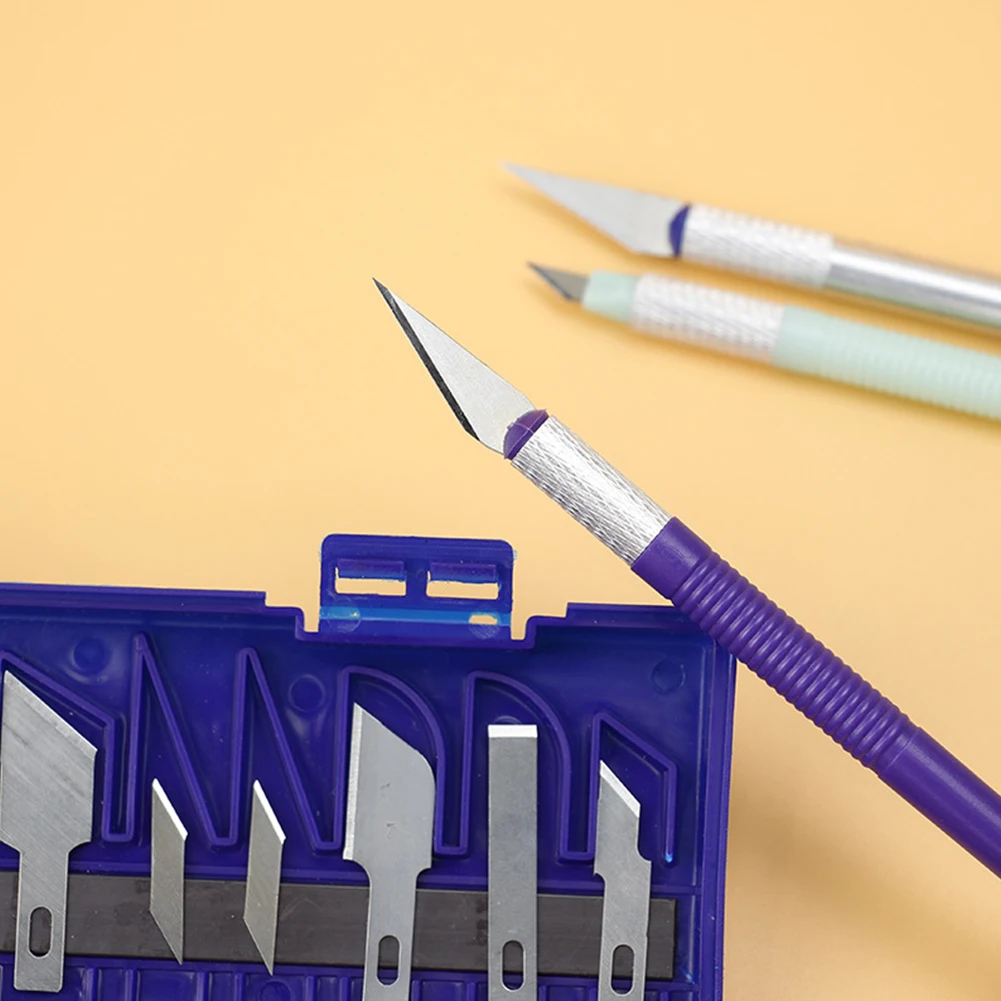 13Pcs Set Art Carving Cutter With Box Paper Sticker Cutter Wood Carving Blade Replacement Operation Scalpel Craft
13Pcs Set Art Carving Cutter With Box Paper Sticker Cutter Wood Carving Blade Replacement Operation Scalpel Craft