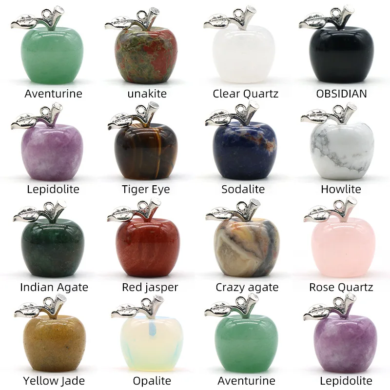 1pcs 1492-Mini Apple Pendant Natural Crystal Apple Pendant Christmas Eve Cross-border Supply
1pcs 1492-Mini Apple Pendant Natural Crystal Apple Pendant Christmas Eve Cross-border Supply