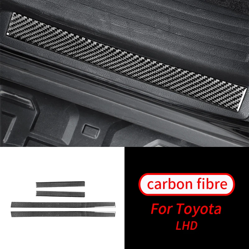 For Toyota 4RUNNER 2010-2020 4Pcs Real Carbon Fiber Door Sill Outside Sticker Trim Car Interior Accessories
For Toyota 4RUNNER 2010-2020 4Pcs Real Carbon Fiber Door Sill Outside Sticker Trim Car Interior Accessories