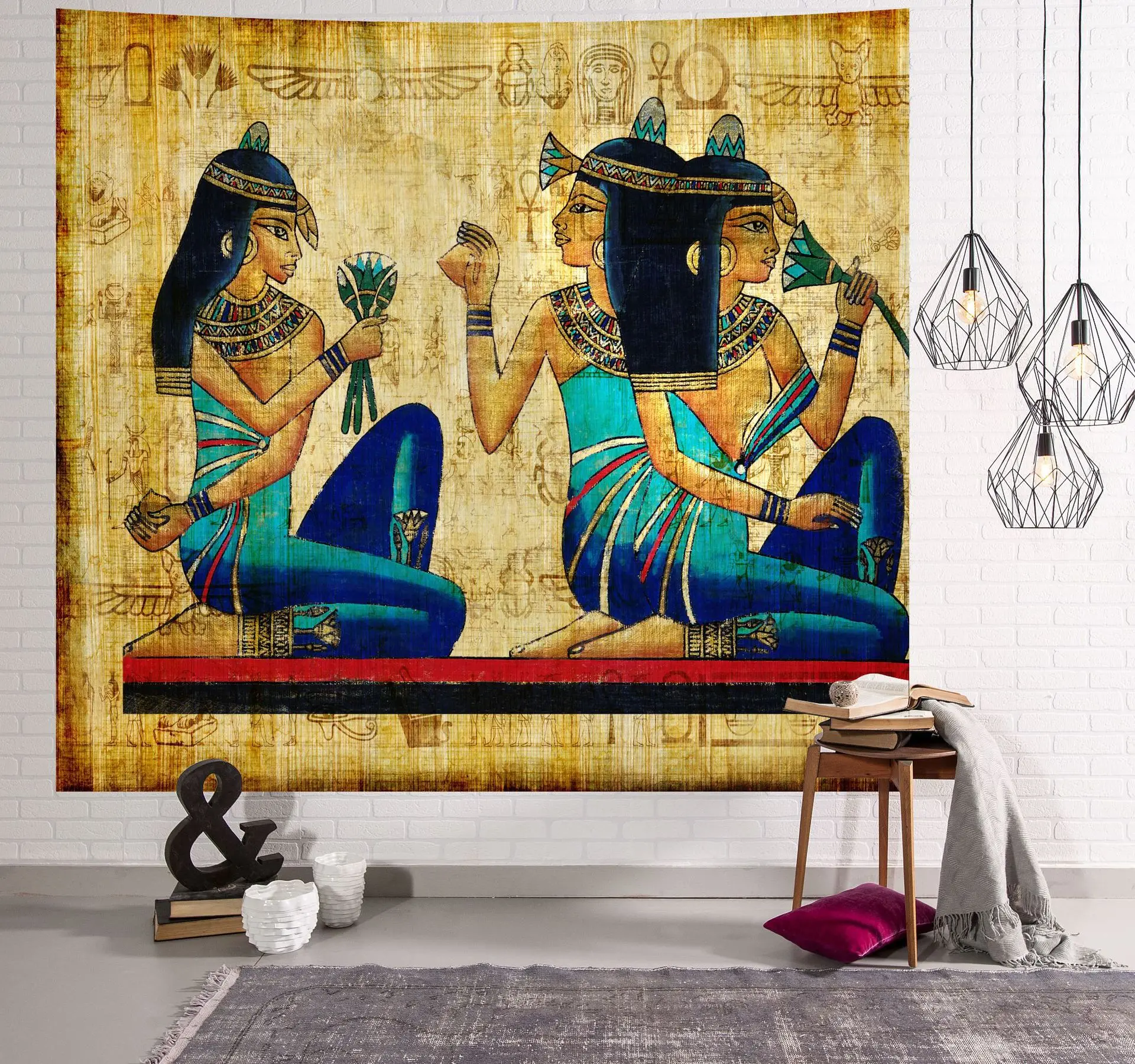 

Ancient Egyptian Tribal Savage Tapestry Wall Hanging Home Dorm Decor Bedspread Tapiz Throw Art Tapestry Cloth Home Decor