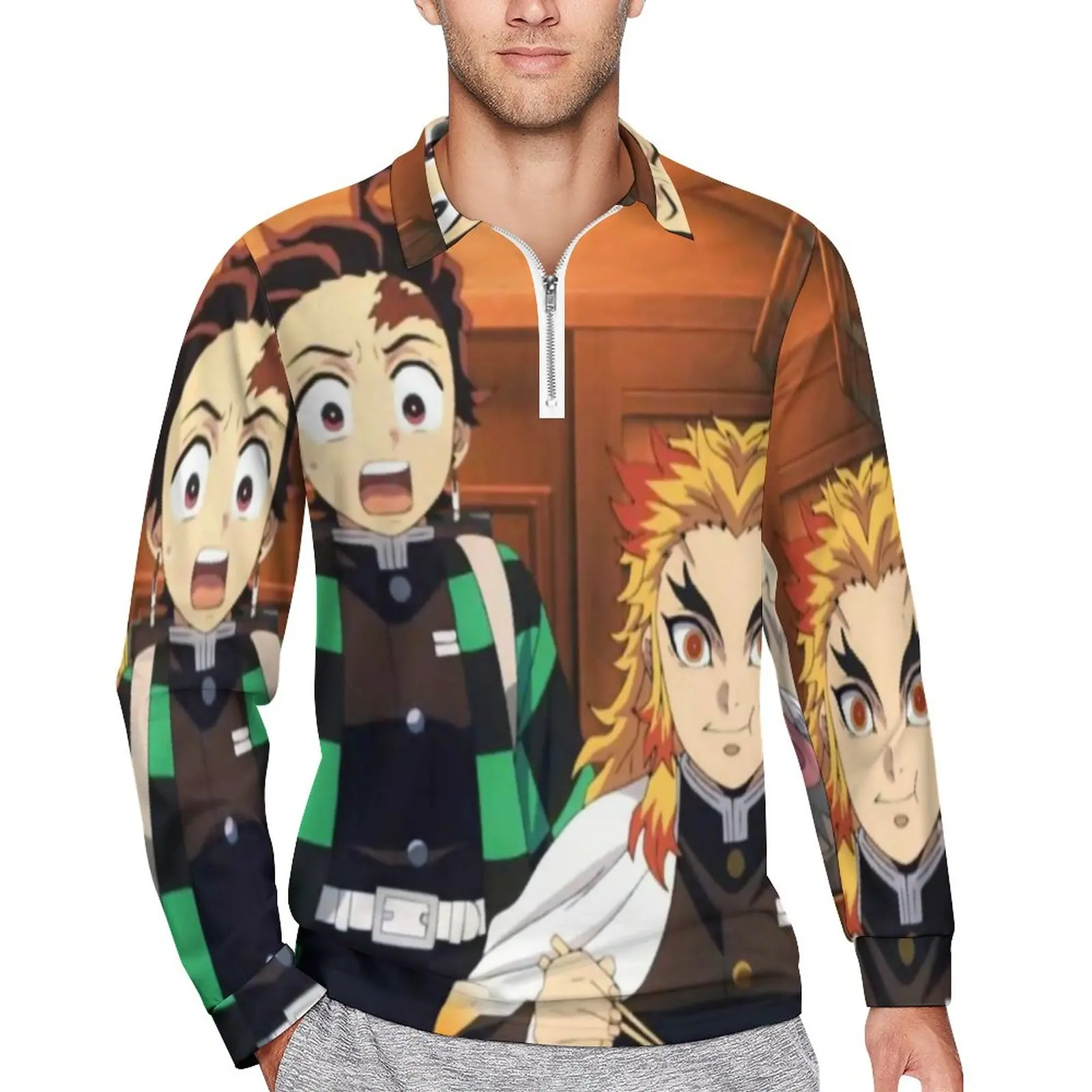 Demon Slayer Polo Shirt Autumn Rengoku and His Friends Casual Shirt Long Sleeve Turn-Down Collar Funny Design Oversized T-Shirts
Demon Slayer Polo Shirt Autumn Rengoku and His Friends Casual Shirt Long Sleeve Turn-Down Collar Funny Design Oversized T-Shirts