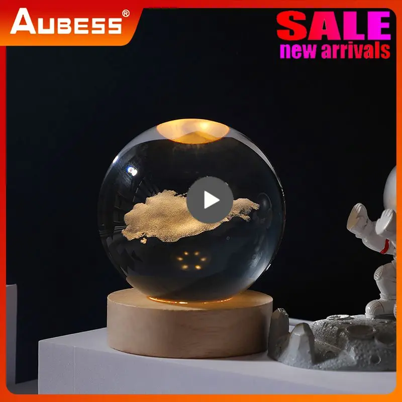 Unique Crystal Lamp 3d Mood Light Ramadan Decoration Luminous Night Lamp Christmas Gift Glowing Planetary Galaxy Night Light
Unique Crystal Lamp 3d Mood Light Ramadan Decoration Luminous Night Lamp Christmas Gift Glowing Planetary Galaxy Night Light