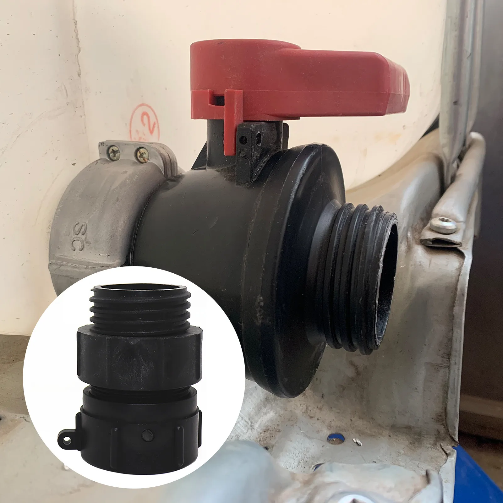 IBC Container Adapter Tote Adapter Accessories With DN50 Ball Valve&60mm Coarse Thread For 1000L IBC Water Tank Rainwater Tank
IBC Container Adapter Tote Adapter Accessories With DN50 Ball Valve&60mm Coarse Thread For 1000L IBC Water Tank Rainwater Tank