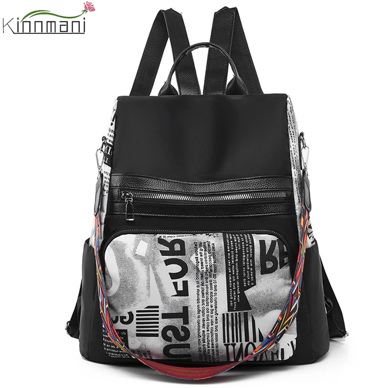 

Женские многофункциональные рюкзаки с защитой от кражи, легкие вместительные школьные портфели для студентов, водонепроницаемые сумки на плечо для девушек, новинка 2023