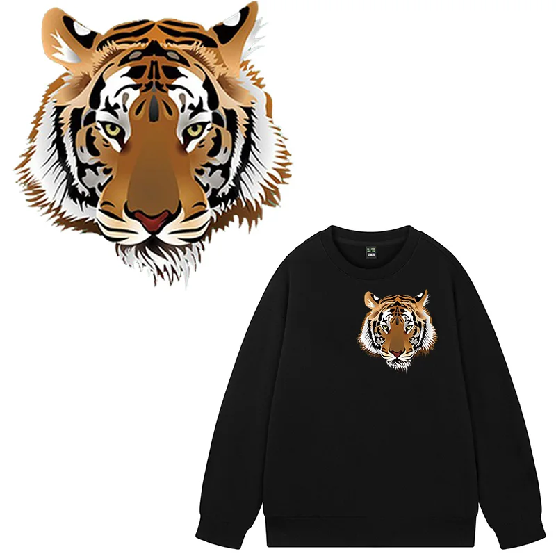 TuQiang Wild Animal Patches for Clothes Men Iron On Thermal Stickers Tiger Heat Transfer Washable Thermo Boys DIY Patch
TuQiang Wild Animal Patches for Clothes Men Iron On Thermal Stickers Tiger Heat Transfer Washable Thermo Boys DIY Patch