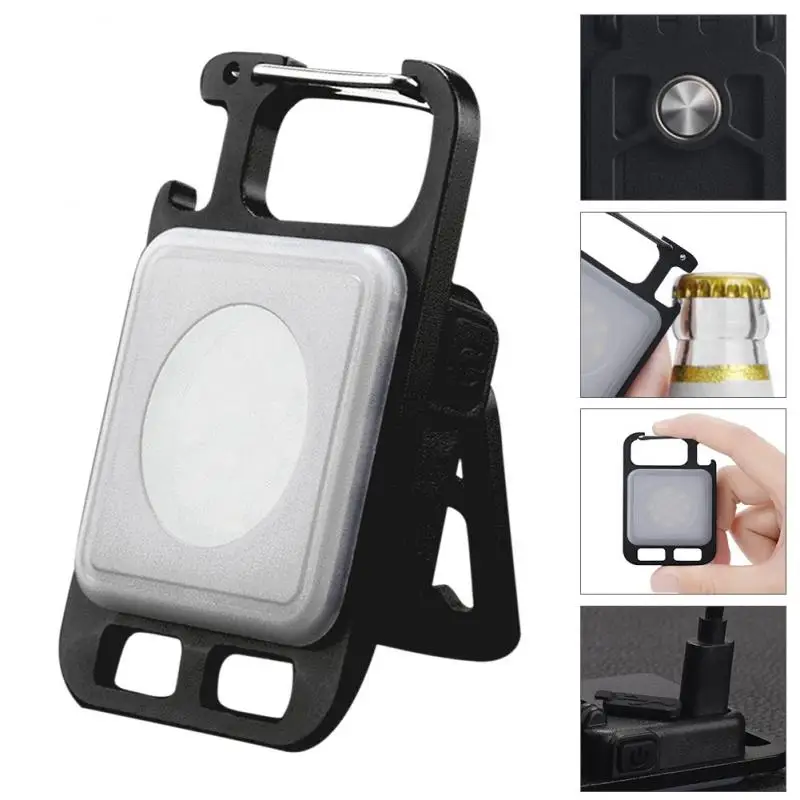 Multifunctional LED Flashlight Work Light Rechargeable Mini Portable Pocket Keychain Flashlight Outdoor Opener Emergency Light
Multifunctional LED Flashlight Work Light Rechargeable Mini Portable Pocket Keychain Flashlight Outdoor Opener Emergency Light