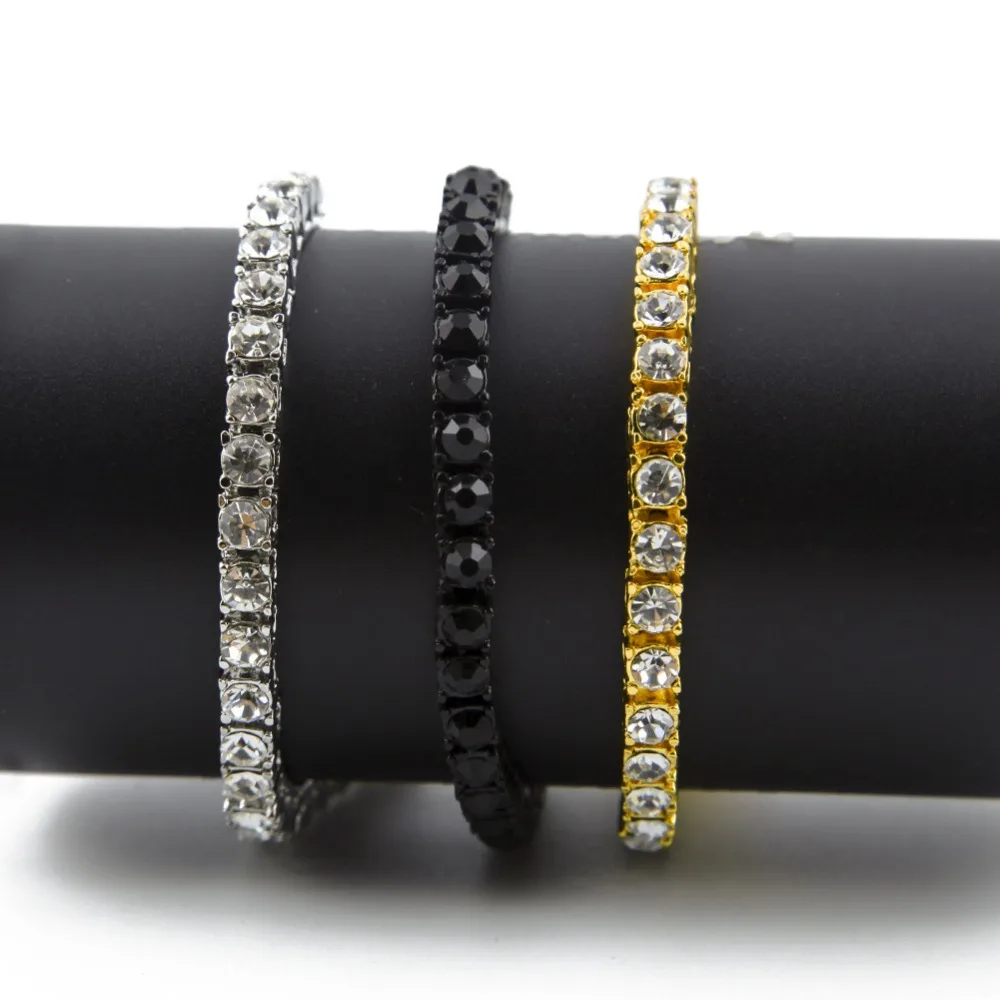 8" Hip Hop for Men Luxury Bracelet Bangle Gold Silver Color Iced Out 1 Row 5mm Rhinestones Chain Bling Crystal Bracelets Jewelry
8" Hip Hop for Men Luxury Bracelet Bangle Gold Silver Color Iced Out 1 Row 5mm Rhinestones Chain Bling Crystal Bracelets Jewelry
