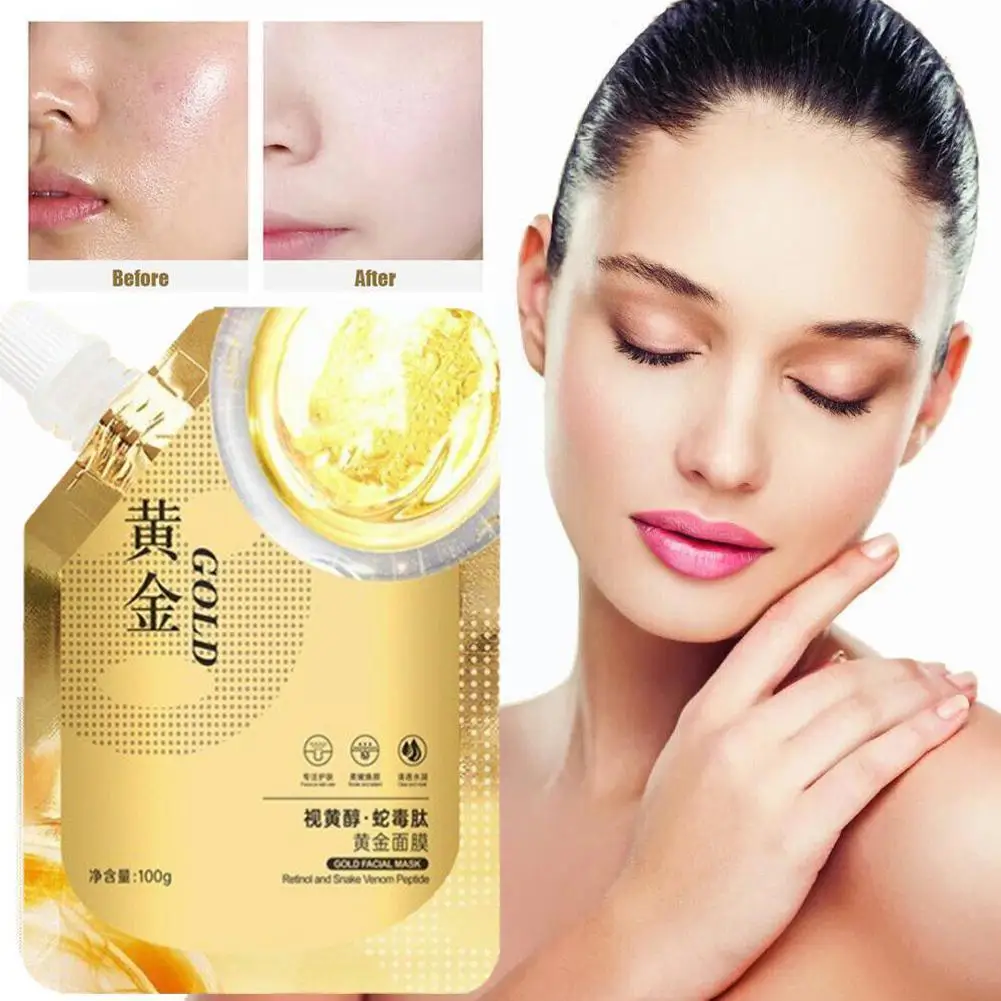 100G Retinol Gold Peel Off Masque Anti-aging Lifting Shrink Moisturizing Firming Skincare Oil-Control Masque Pores Face She I4H8
100G Retinol Gold Peel Off Masque Anti-aging Lifting Shrink Moisturizing Firming Skincare Oil-Control Masque Pores Face She I4H8