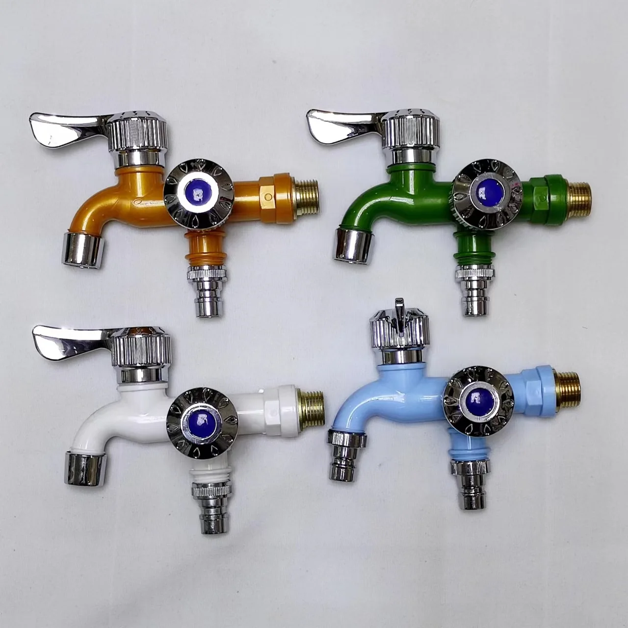 1/2 One In Two Out Faucet Washing Machine Faucet Multi-functional Color New Plastic Extended Faucet
1/2 One In Two Out Faucet Washing Machine Faucet Multi-functional Color New Plastic Extended Faucet