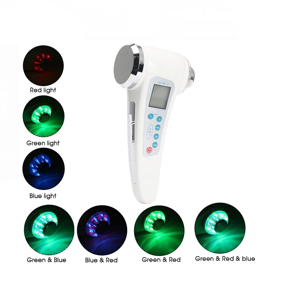 Ultrasound 7 LED Photon Rejuvenation Galvanic Ion Pores Cleaning Facial Lift Anti-Wrinkle Skin Care Body Slimming Beauty Massage
Ultrasound 7 LED Photon Rejuvenation Galvanic Ion Pores Cleaning Facial Lift Anti-Wrinkle Skin Care Body Slimming Beauty Massage