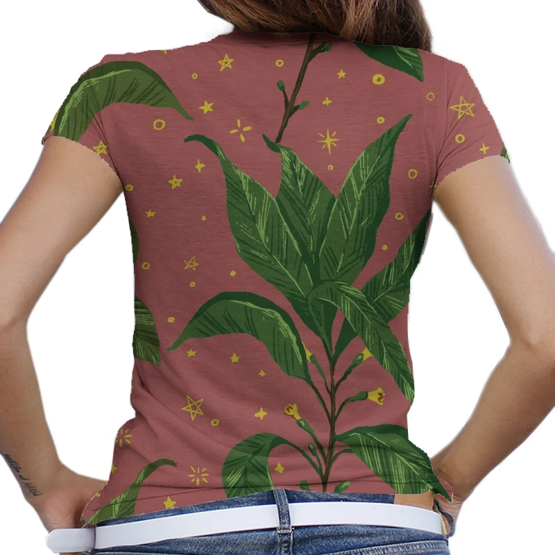 Women T-Shirt Luxury Plant Pattern O-Neck Clothes 2022 New Hip-hop Blouses Woman Ladies Summer Harajuku Tops Unisex 3D Print Fun
Women T-Shirt Luxury Plant Pattern O-Neck Clothes 2022 New Hip-hop Blouses Woman Ladies Summer Harajuku Tops Unisex 3D Print Fun