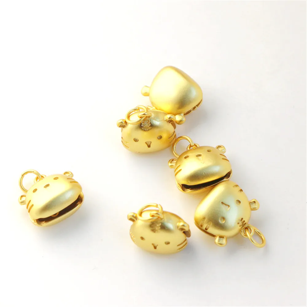 18K dumb gold color tiger small pendant opening bell pendant diy bracelet necklace pendant handmade jewelry accessories
18K dumb gold color tiger small pendant opening bell pendant diy bracelet necklace pendant handmade jewelry accessories