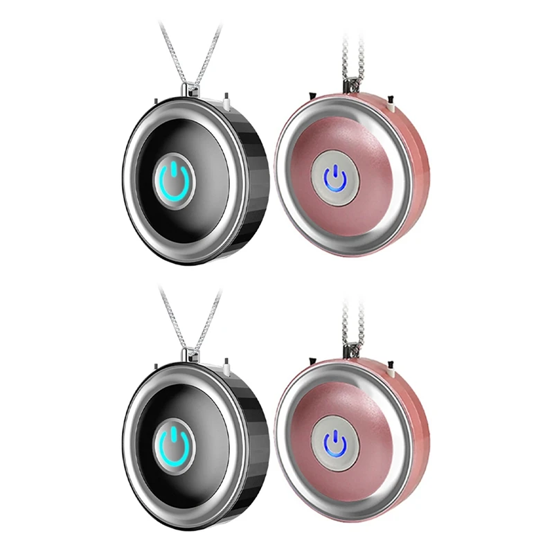 4 Pcs Necklace Air Purifier, Home Hanging Neck Type Car Oxygen Bar At Any Time Negative Ion Air Purifier(Black+Pink)
4 Pcs Necklace Air Purifier, Home Hanging Neck Type Car Oxygen Bar At Any Time Negative Ion Air Purifier(Black+Pink)