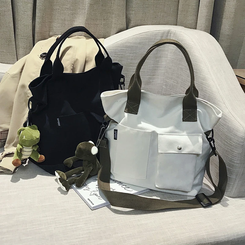 Women Canvas Shoulder Bag Large Capacity Crossbody Tote Bag Travel Reusable Shopping Beach Bag Zipper Casual Tote Multi Pocket
Women Canvas Shoulder Bag Large Capacity Crossbody Tote Bag Travel Reusable Shopping Beach Bag Zipper Casual Tote Multi Pocket