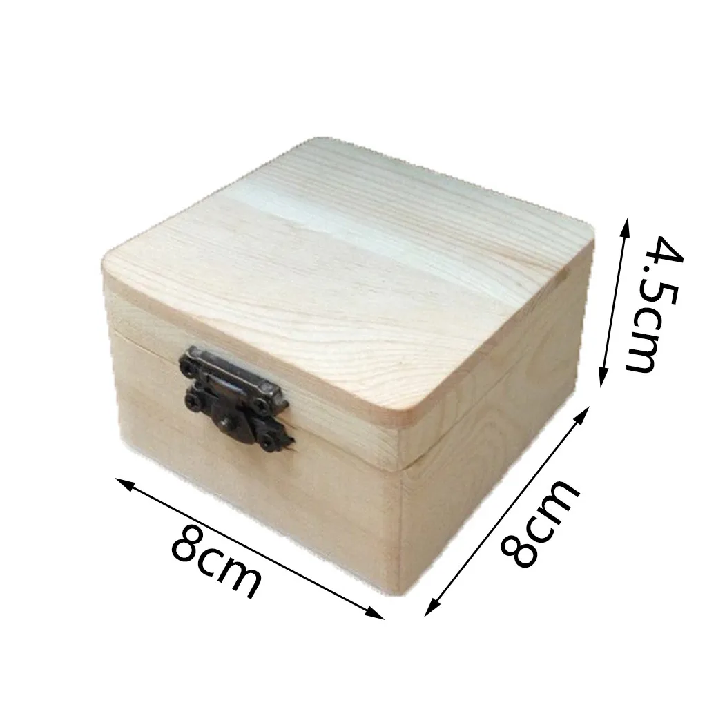 Wooden Plain Gift Boxes Chests Storage With Lid Square Hinged Jewellery Storage Craft Box For Home Decoration Mother's Day Gift
Wooden Plain Gift Boxes Chests Storage With Lid Square Hinged Jewellery Storage Craft Box For Home Decoration Mother's Day Gift