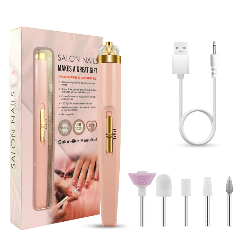 Electric Nail set Manicure Set 5 in 1 Manicure machine Nail Drill File Grinder Grooming kit nail Buffer Polisher remover drill
Electric Nail set Manicure Set 5 in 1 Manicure machine Nail Drill File Grinder Grooming kit nail Buffer Polisher remover drill
