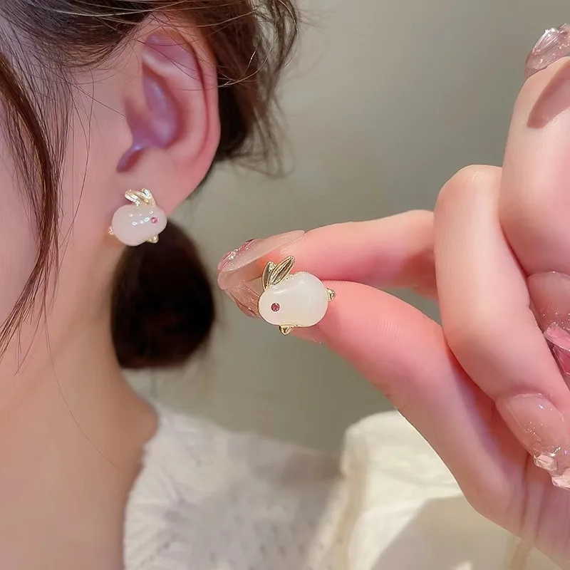 New Fashion Cute Earrings for Women Animal Rabbit Shape Personalized Party Vacation Jewelry Girls Birthday Gift
New Fashion Cute Earrings for Women Animal Rabbit Shape Personalized Party Vacation Jewelry Girls Birthday Gift