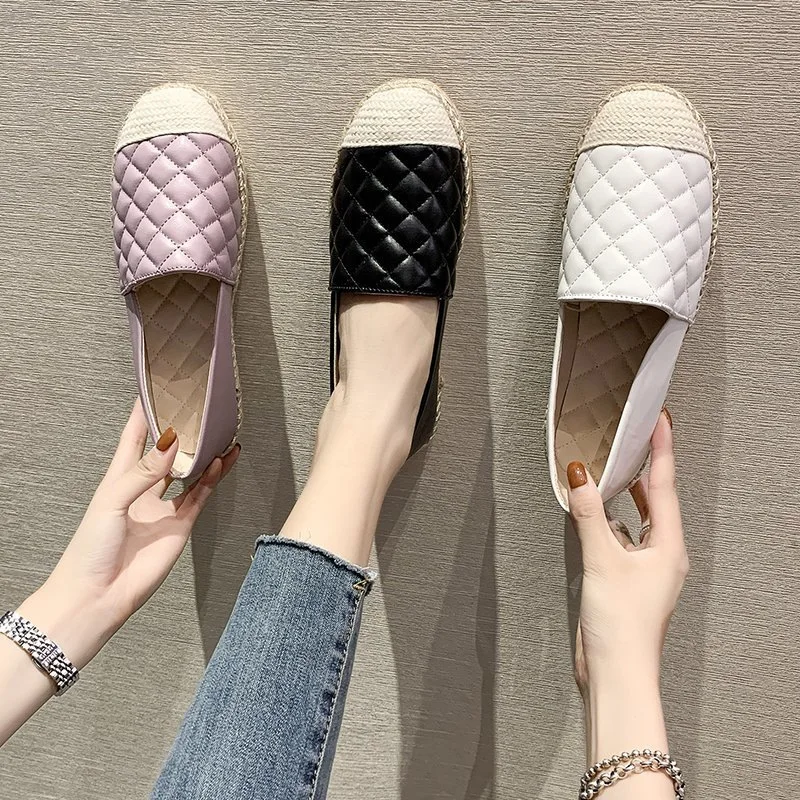 2022 New Women's Shoes Spring Autumn Loafers Straw Fisherman Shoes Female Flat Bottom Slip-on Shoes Woman zapatos de mujer
2022 New Women's Shoes Spring Autumn Loafers Straw Fisherman Shoes Female Flat Bottom Slip-on Shoes Woman zapatos de mujer