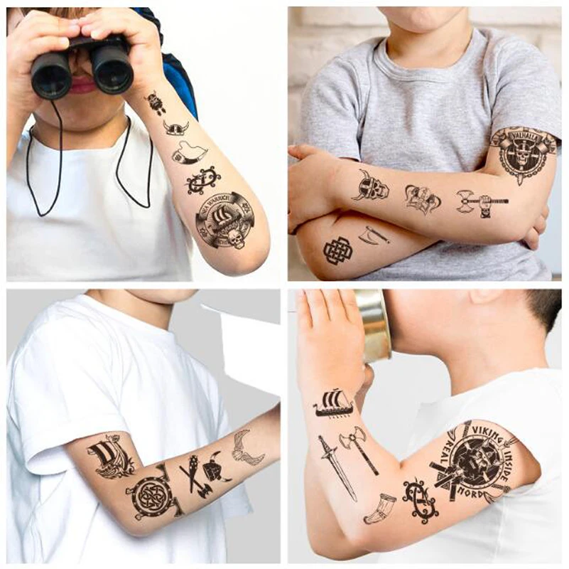 Children Temporary Pirate Tattoo Stickers Kids Boys Students Funny Water Transfer Face Arm Body Art Party Decals Decorations
Children Temporary Pirate Tattoo Stickers Kids Boys Students Funny Water Transfer Face Arm Body Art Party Decals Decorations