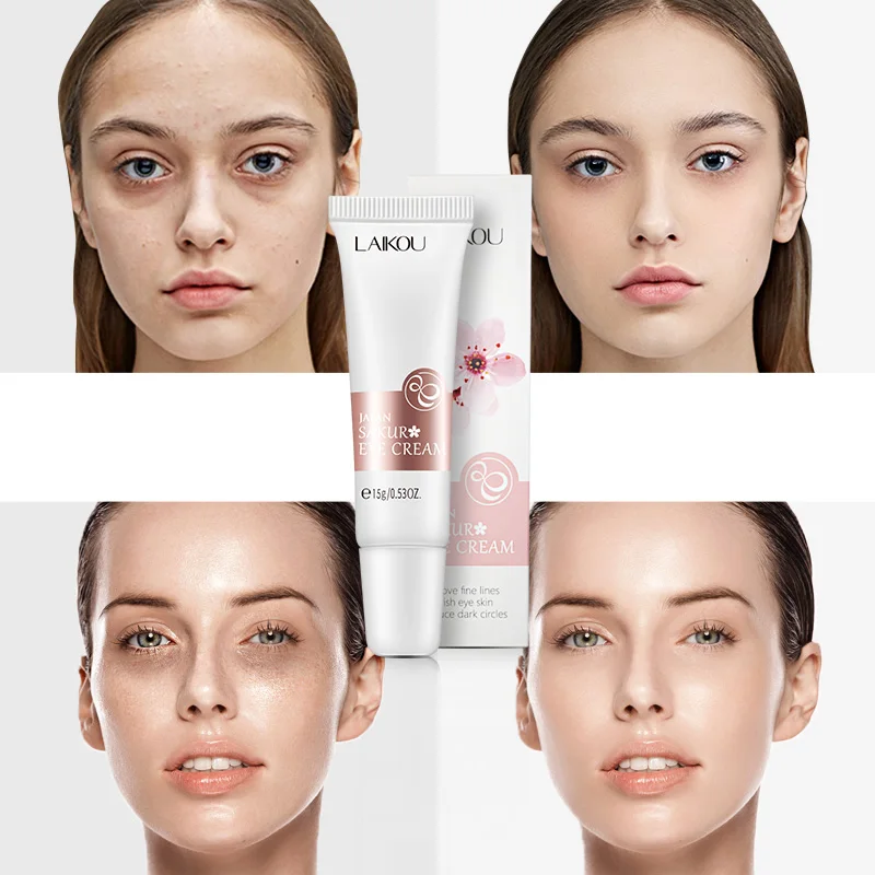 LAIKOU Sakura Essence Extract Eye Cream Anti-Aging Firming And Smooting Wrinkles Anti-Puffiness Dark Circle Brighten Eyes Skin
LAIKOU Sakura Essence Extract Eye Cream Anti-Aging Firming And Smooting Wrinkles Anti-Puffiness Dark Circle Brighten Eyes Skin