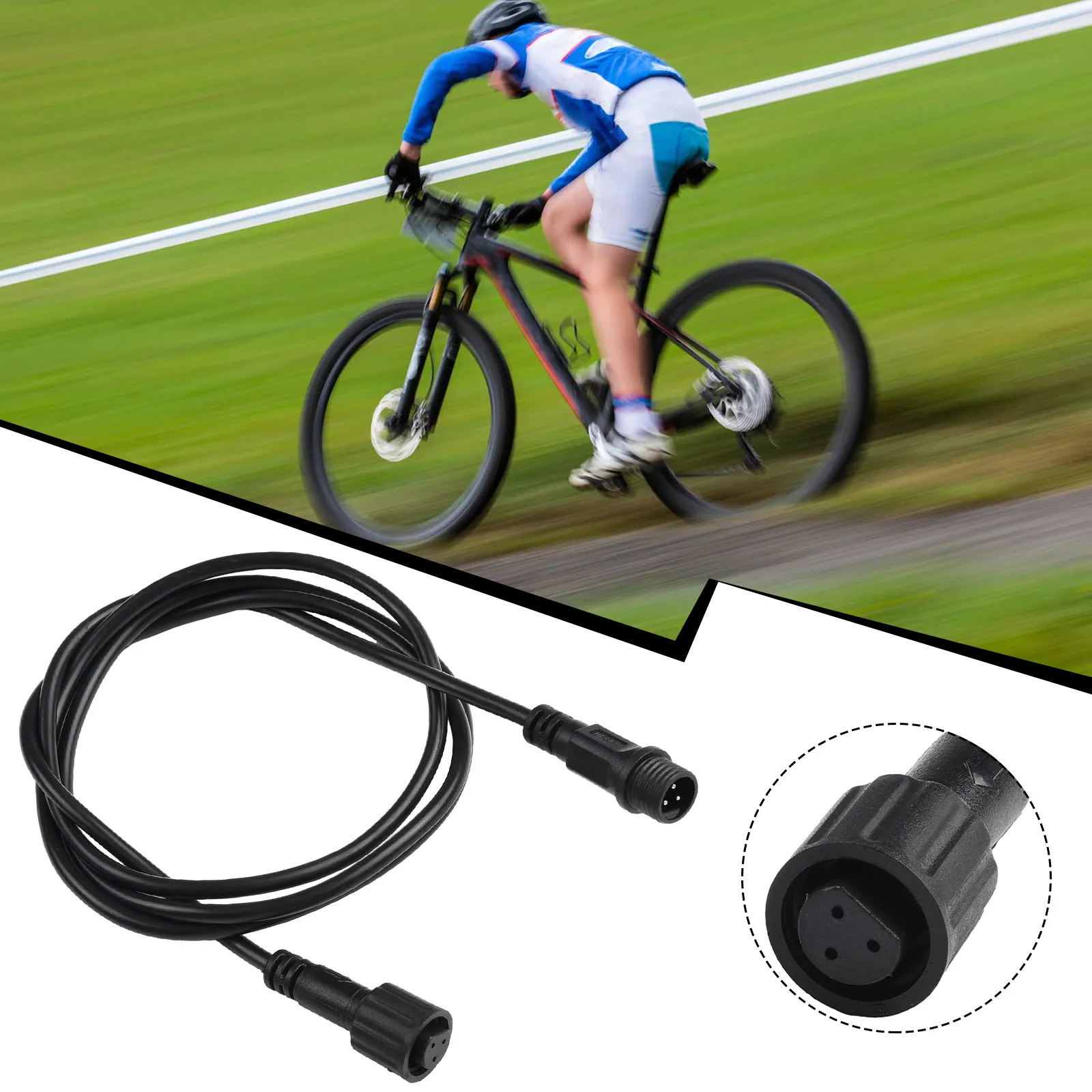 Electric Bicycle Black Extension Cable For BBS01 BBS02 BBSHD Bafang MidDrive Rubber+Metal Electric Bike Accessories
Electric Bicycle Black Extension Cable For BBS01 BBS02 BBSHD Bafang MidDrive Rubber+Metal Electric Bike Accessories