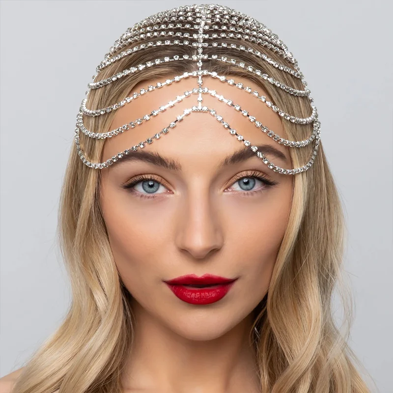 Stonefans Fashion Shiny Rhinestone Mesh Hair Chain for Women Simple Hollow Out Wedding Bridal Headbands Hair Jewelry Accessories
Stonefans Fashion Shiny Rhinestone Mesh Hair Chain for Women Simple Hollow Out Wedding Bridal Headbands Hair Jewelry Accessories