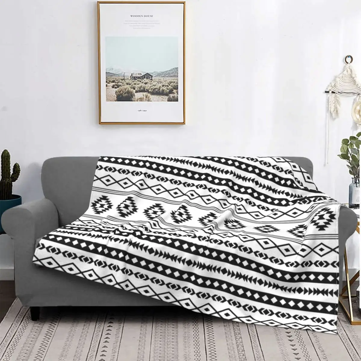 Manta a cuadros azteca negra On blanca, colcha de cama, cubierta de sofah, manta de lana, colcha de verano
Manta a cuadros azteca negra On blanca, colcha de cama, cubierta de sofah, manta de lana, colcha de verano