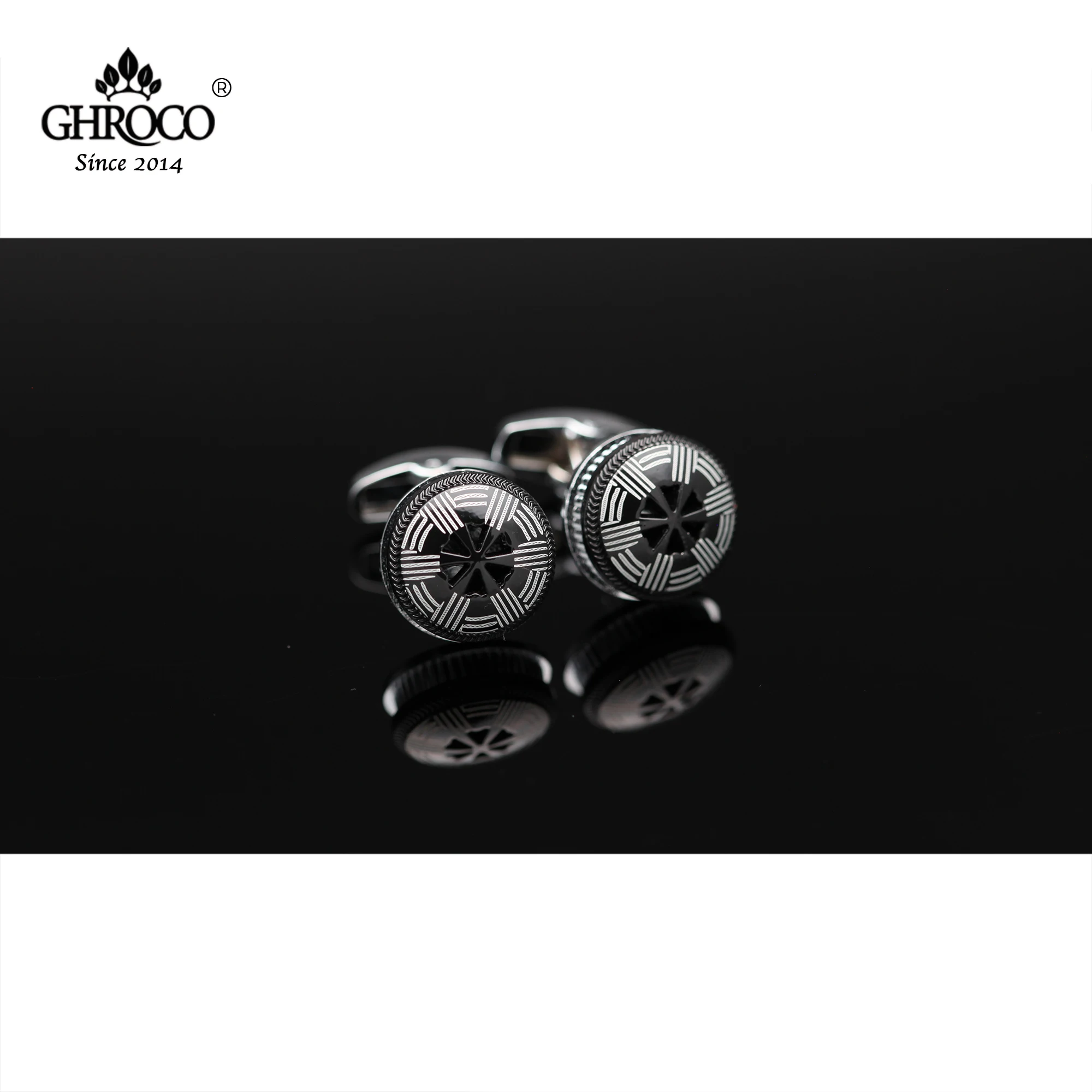 GHROCO High Quality Exquisite Surface Laser Printed Shirt Cufflinks Fashion Luxury Gifts for Business Men Ladies and Wedding
GHROCO High Quality Exquisite Surface Laser Printed Shirt Cufflinks Fashion Luxury Gifts for Business Men Ladies and Wedding