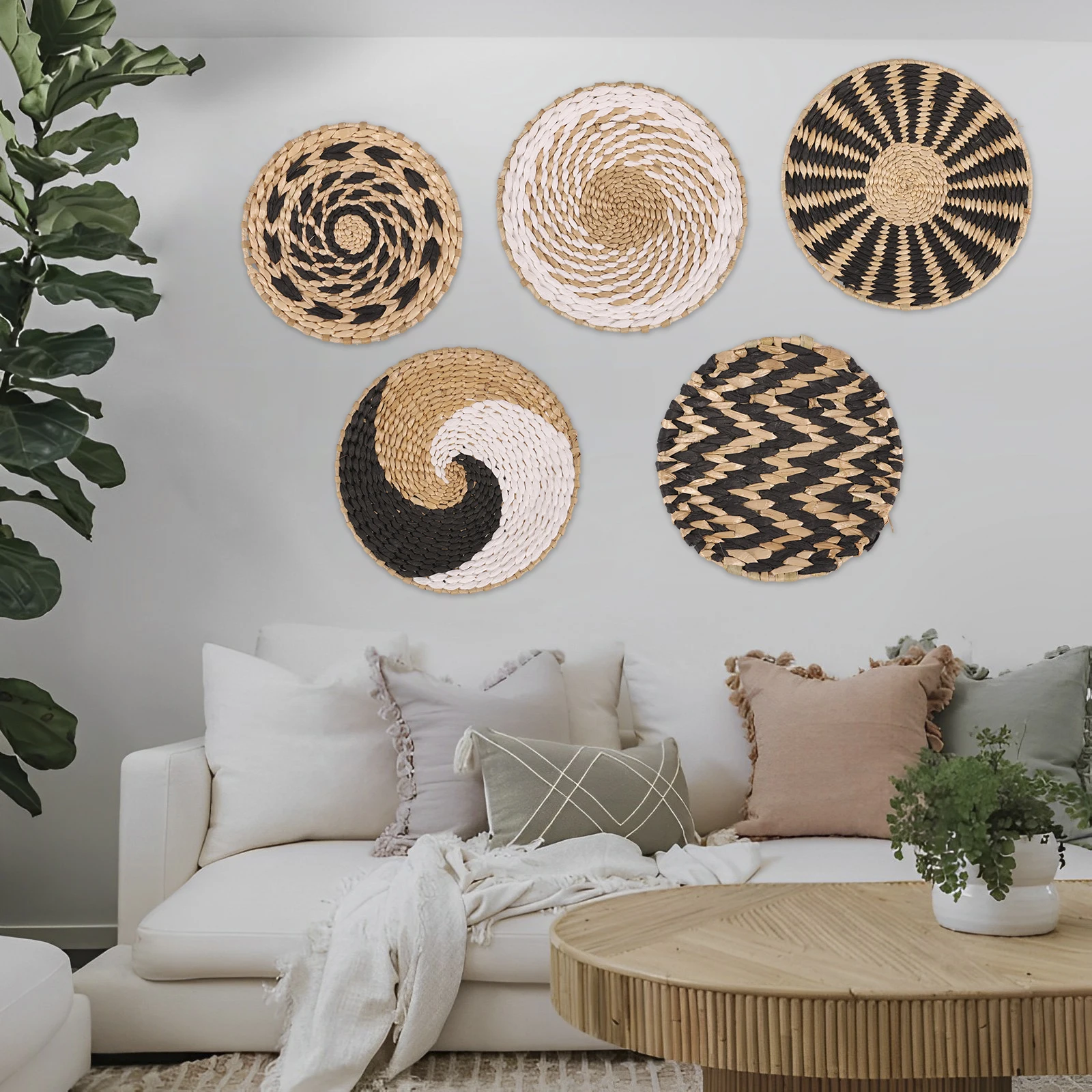 5Pcs Wall Basket Decor Set Woven Rattan Baskets Wall Hanging Decor Handmade Wall Art Natural Basket Wall Decor Farmhouse and
5Pcs Wall Basket Decor Set Woven Rattan Baskets Wall Hanging Decor Handmade Wall Art Natural Basket Wall Decor Farmhouse and