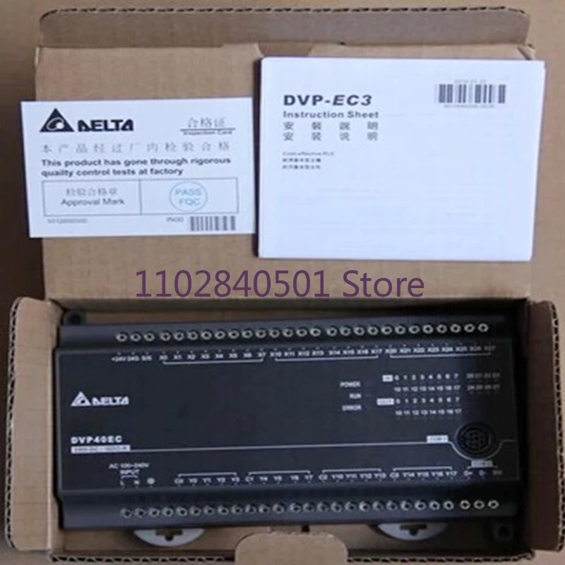 Оригинальный программируемый контроллер Delta PLC серии EC3 DVP24EC00R3 DVP24EC00T3 DVP30EC00R3 DVP30EC00T3 DVP32EC00R3 DVP32EC00T3 
Оригинальный программируемый контроллер Delta PLC серии EC3 DVP24EC00R3 DVP24EC00T3 DVP30EC00R3 DVP30EC00T3 DVP32EC00R3 DVP32EC00T3