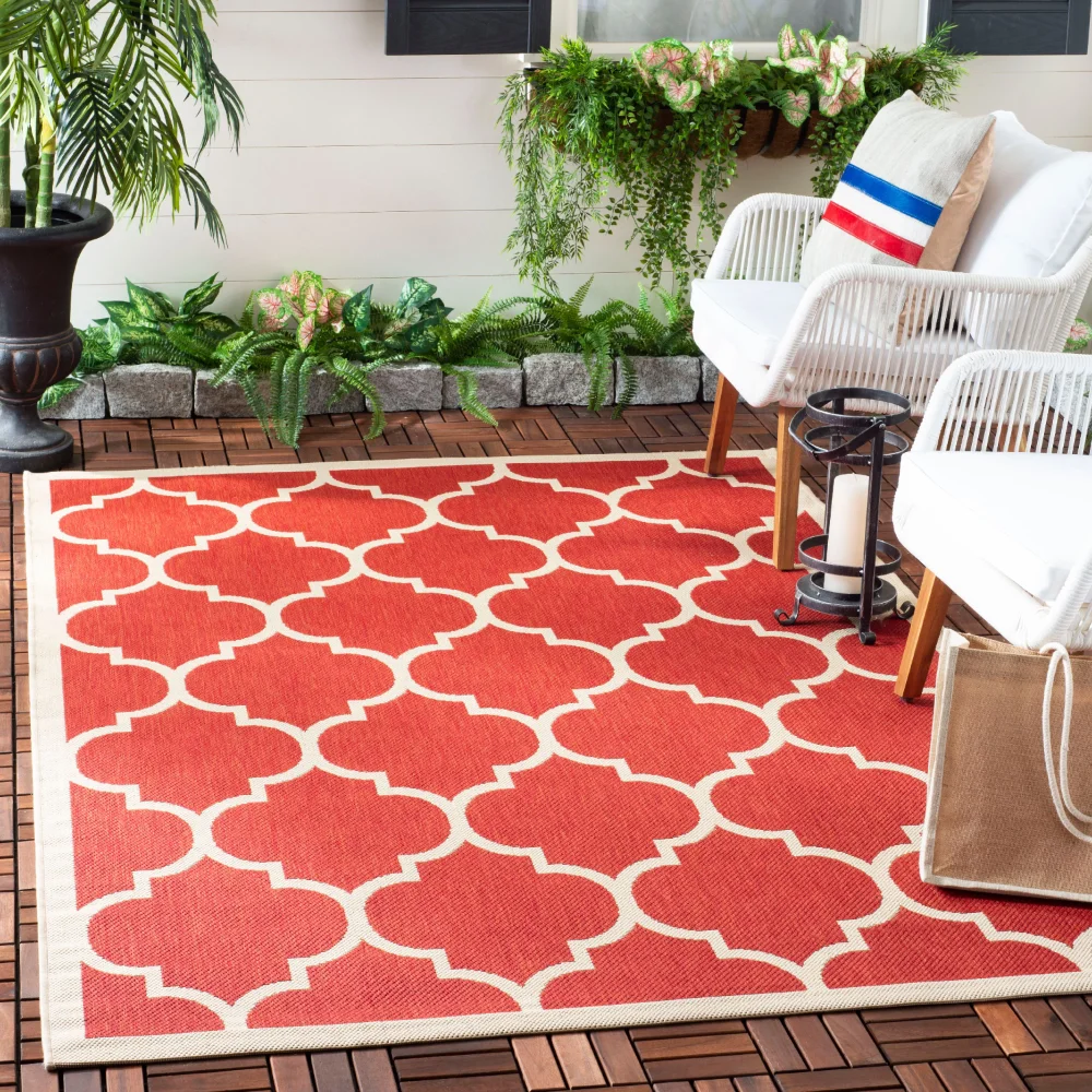 Safavieh Courtyard Alyssa Geometric Indoor/Outdoor Area Rug, 6'7" x 9'6", Red/Bone
Safavieh Courtyard Alyssa Geometric Indoor/Outdoor Area Rug, 6'7" x 9'6", Red/Bone