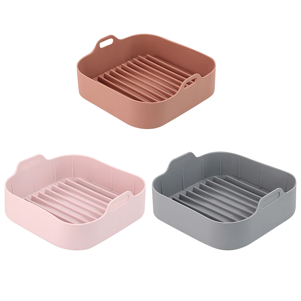 Air Fryer Silicone Pot Square Air Fryers Oven Baking Tray Bread Fried Replacement Pan Household Kitchen Cake Food Accessories
Air Fryer Silicone Pot Square Air Fryers Oven Baking Tray Bread Fried Replacement Pan Household Kitchen Cake Food Accessories