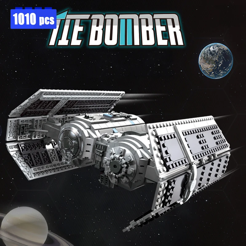 Строительные блоки в наличии NEW Starfighter TIE Bomber MOC, космический корабль, оружие, кирпичи для сборки, игрушки для детей, подарок на день рождения, набор
Строительные блоки в наличии NEW Starfighter TIE Bomber MOC, космический корабль, оружие, кирпичи для сборки, игрушки для детей, подарок на день рождения, набор