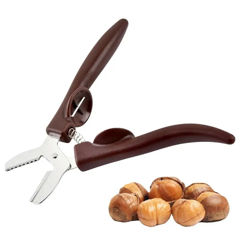 Chestnut Clip Stainless Steel Labor Saving Chestnut Opener Plier Comfortable Multifunctional Kitchen Supplies With Curved Handle
Chestnut Clip Stainless Steel Labor Saving Chestnut Opener Plier Comfortable Multifunctional Kitchen Supplies With Curved Handle