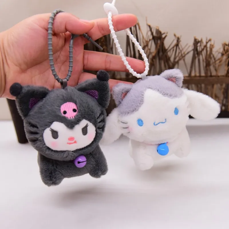 Sanrio Kuromi Cross-dressing Cat Pendant Kitten Meow Cute Plush Doll Keychain Cinnamoroll Backpack Hanging Ornament
Sanrio Kuromi Cross-dressing Cat Pendant Kitten Meow Cute Plush Doll Keychain Cinnamoroll Backpack Hanging Ornament