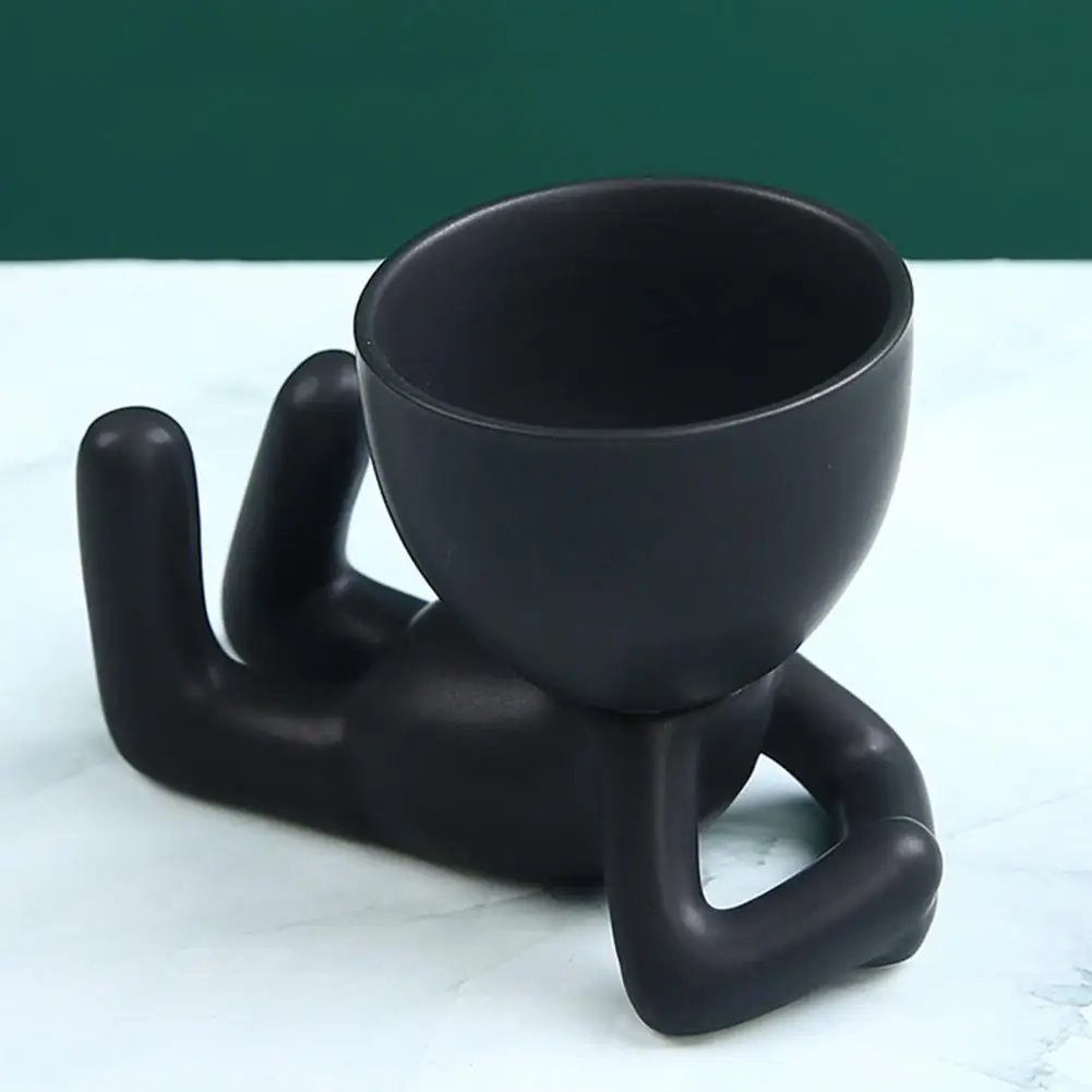 Simple Ceramic Easy to Carry Portable Little People Body Flower Pot Ornament Ceramic Flower Pot for Office
Simple Ceramic Easy to Carry Portable Little People Body Flower Pot Ornament Ceramic Flower Pot for Office