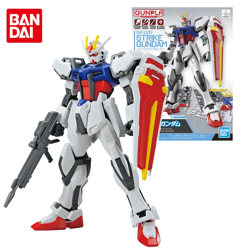Bandai Genuine ENTRY GRADE STRIKE GUNDAM Anime Action Figure Toys for Boys Kids Children Birthday Gifts Collectible Ornaments
Bandai Genuine ENTRY GRADE STRIKE GUNDAM Anime Action Figure Toys for Boys Kids Children Birthday Gifts Collectible Ornaments
