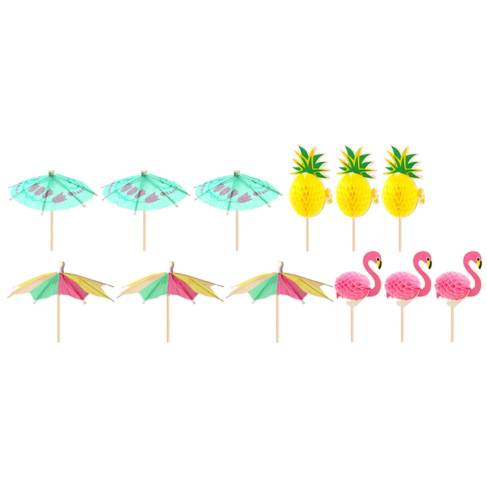 12Pcs Tropical Cake Picks Drink Umbrella Hawaiian Cake Picks Summer Beach Party Favors
12Pcs Tropical Cake Picks Drink Umbrella Hawaiian Cake Picks Summer Beach Party Favors