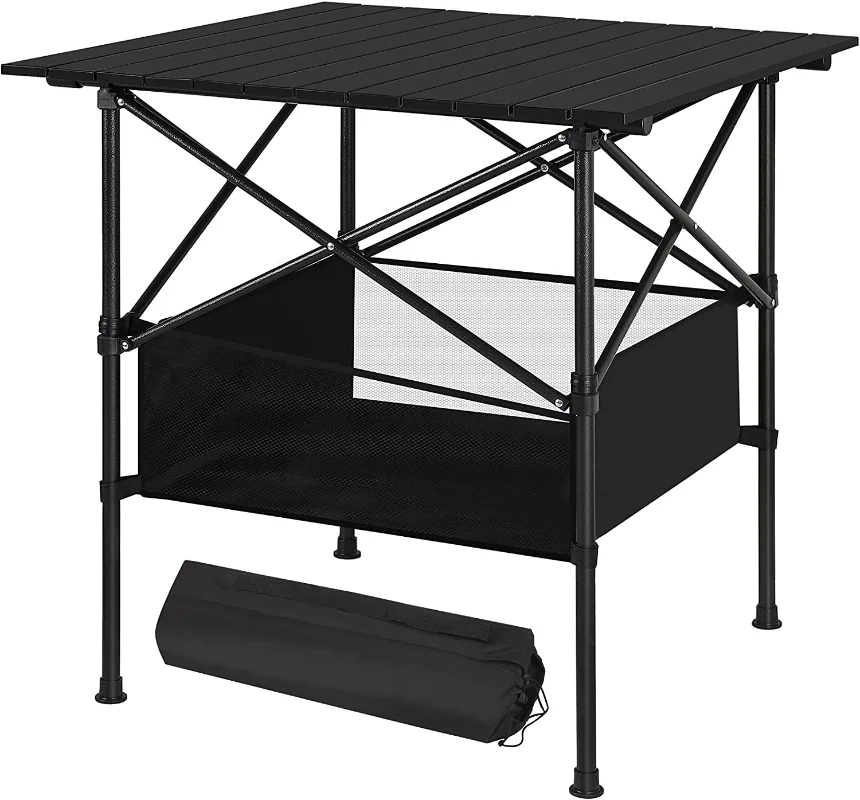 Folding Camping Table - Small, Aluminum, Foldable Tables with Carry Bag Included - Lightweight and Portable for Beach
Folding Camping Table - Small, Aluminum, Foldable Tables with Carry Bag Included - Lightweight and Portable for Beach
