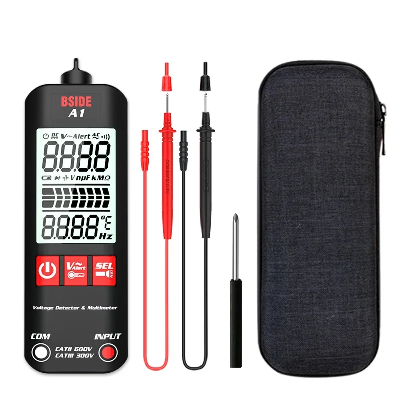 1pc 2.2 Inches Automatic Intelligent Anti-Burning Digital Multimeter 1.5V X 2 127x42x25mm For Live Wire Check
1pc 2.2 Inches Automatic Intelligent Anti-Burning Digital Multimeter 1.5V X 2 127x42x25mm For Live Wire Check