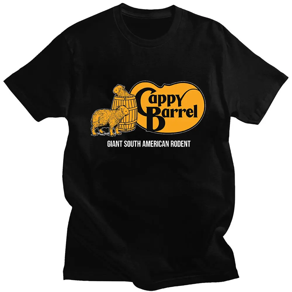 Funny Cappy Barrel Capybara T Shirt Anime Graphic T Shirts Men Women Gothic Cotton Casual Tee Shirt Oversize Harajuku Streetwear
Funny Cappy Barrel Capybara T Shirt Anime Graphic T Shirts Men Women Gothic Cotton Casual Tee Shirt Oversize Harajuku Streetwear
